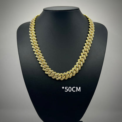Golden Cuban Diamond Chain